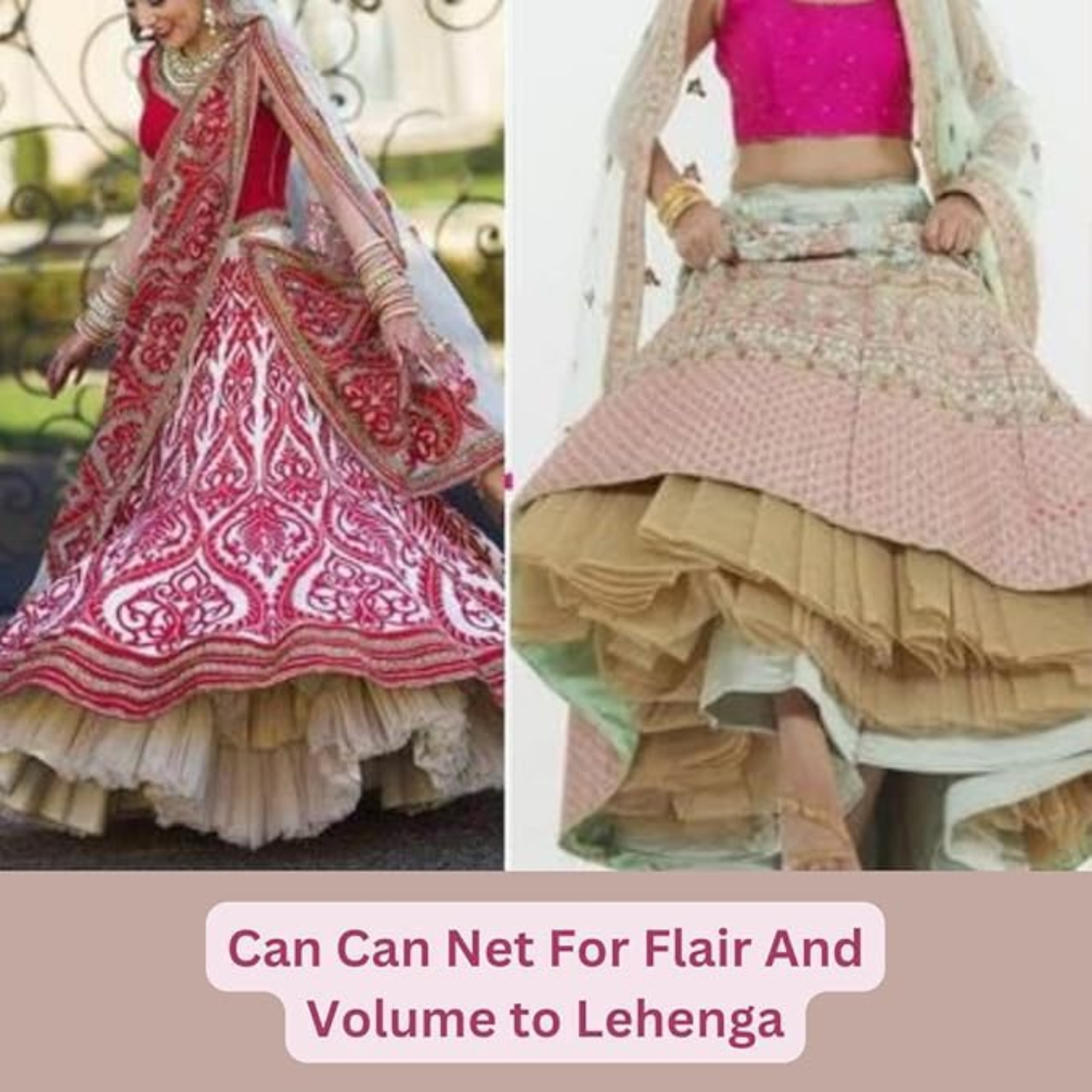CAN CAN Fabric – Perfect for Lehengas, Gowns & Dresses 5 METER 40 INCH