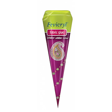 Fevicryl Fabric Glue, Non-Toxic, No-Stitch Glue, Multi-Surface Adhesive For Sticking Embellishments on Fabric, Ideal for Art & Crafts