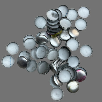 Stainless Steel Bead Caps 22 Number
