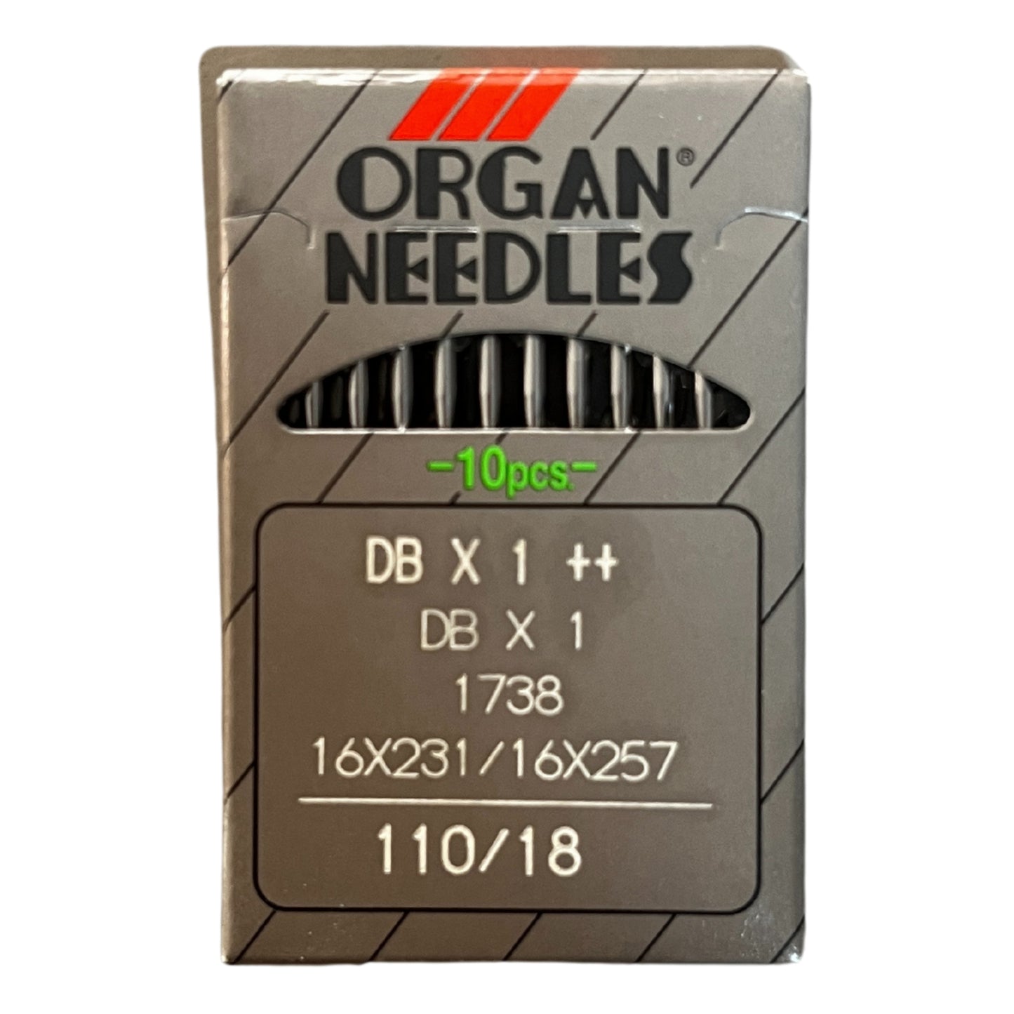 Organ || DB X 1 Industrial Needles 16X257 Size 110/18 (10) Machine Sewing Needle
