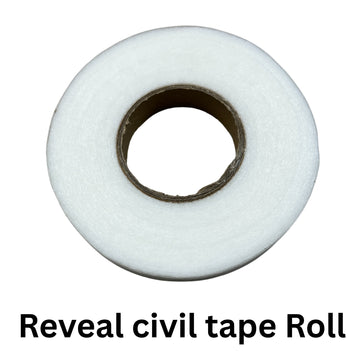 Rivil Civil Fabric Fusing Tape Double Sided Adhesive Hem Tape Iron on Tape (White) Buckram Interfacing Interlining Fusible