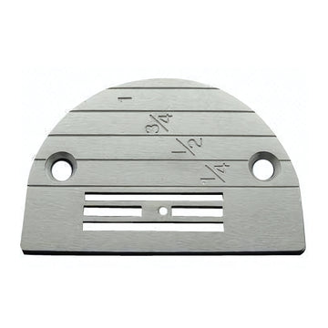 Needle Plate E 16 Model for Juki, Jack, Zoje, Siruba - Single Needle Lockstitch Sewing Machines - Silver