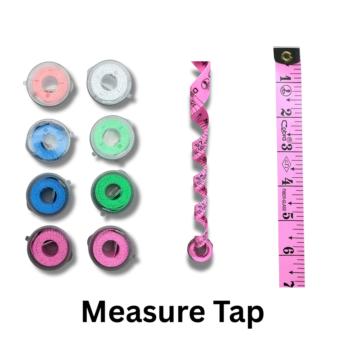 Body Measurement Inch Tape (2) - 60 Inches/150 CMs - Double Side Rulers, Fiberglass, Flexible, Portable,Sewing, Dress Making Tailor's Tape