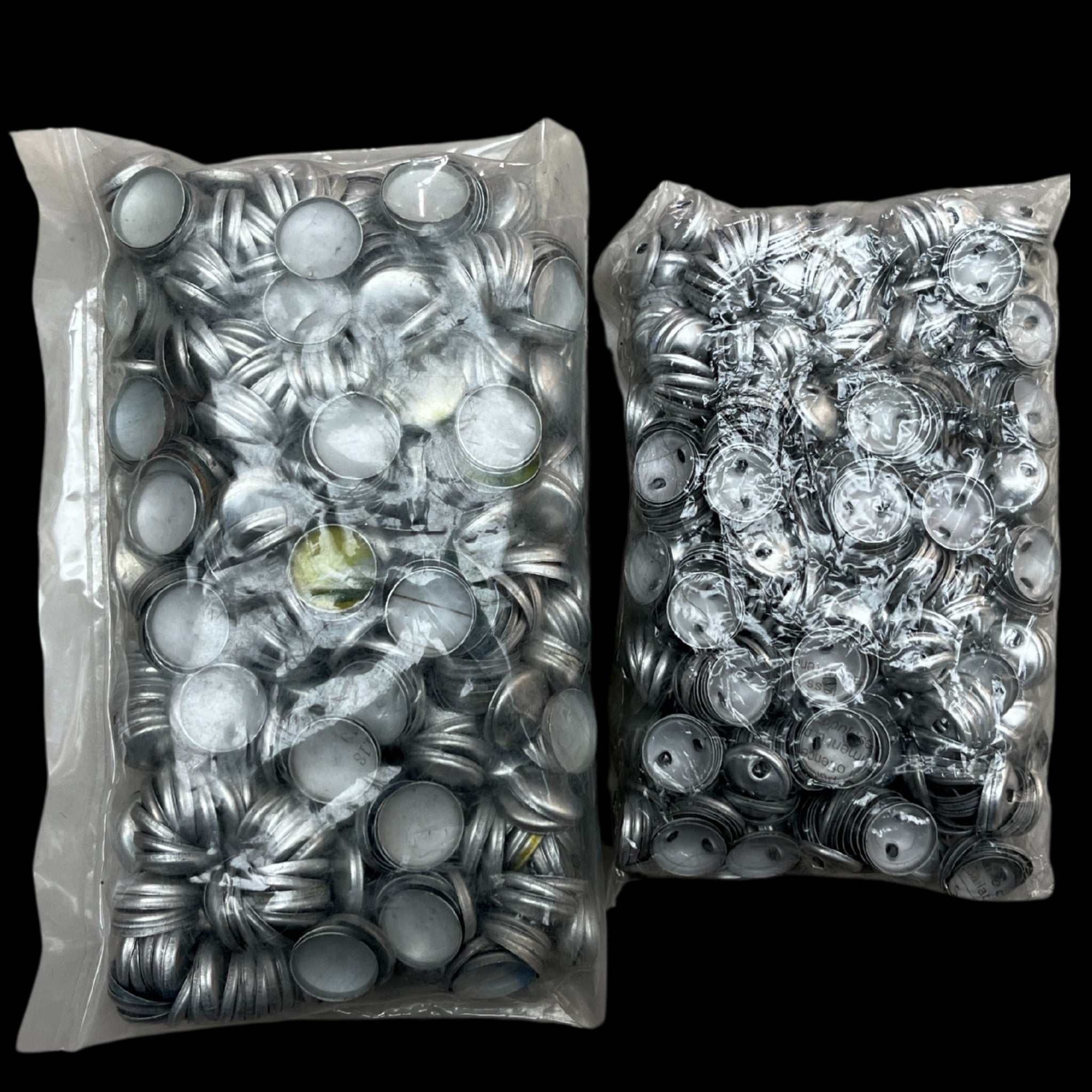 Stainless Steel Bead Caps 22 Number