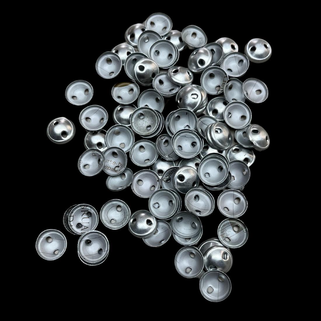 Stainless Steel Bead Caps 22 Number