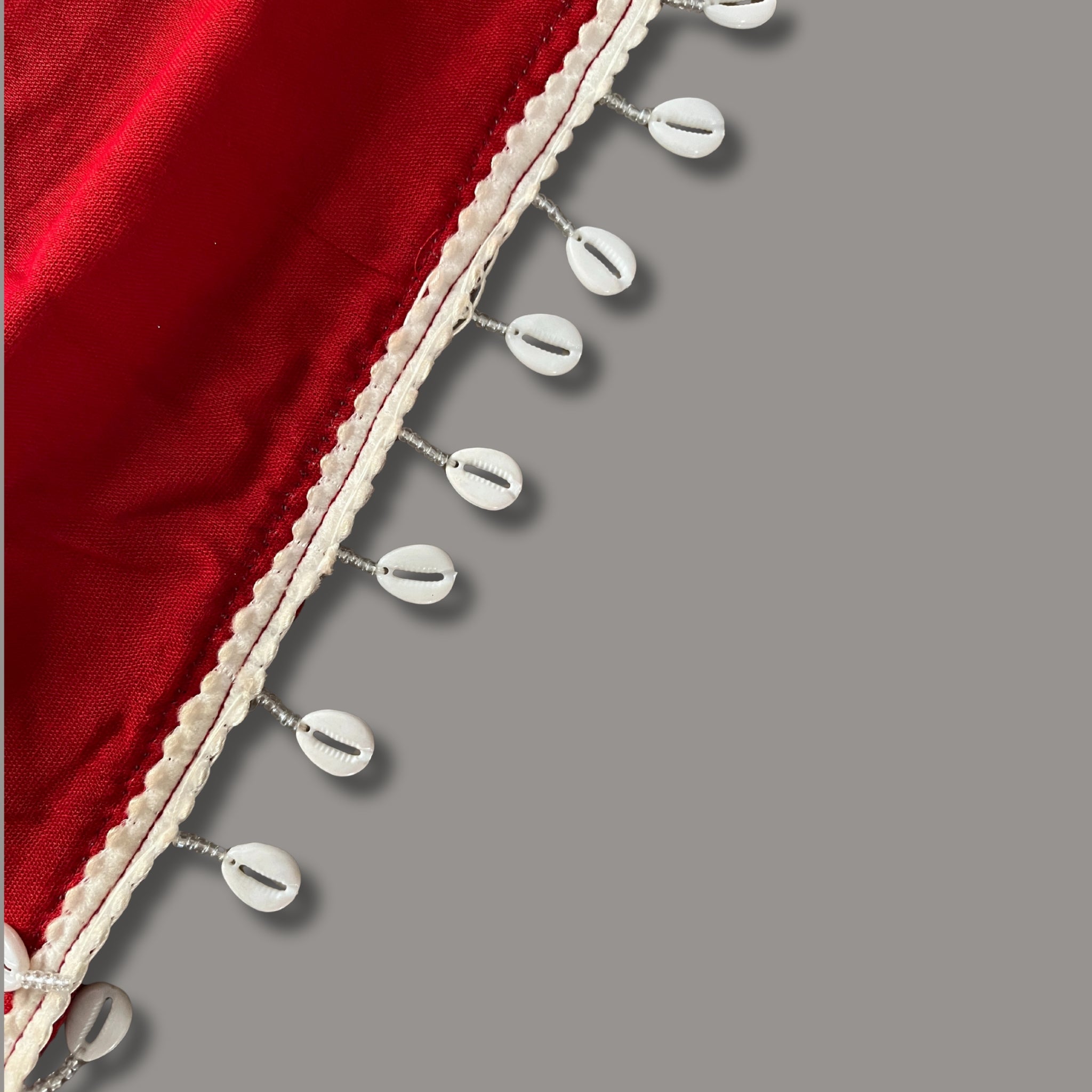 Cowrie Shell Lace Trim for Dupatta, Chunni & Dresses