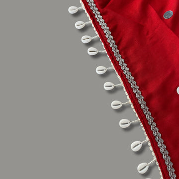 Cowrie Shell Lace Trim for Dupatta, Chunni & Dresses