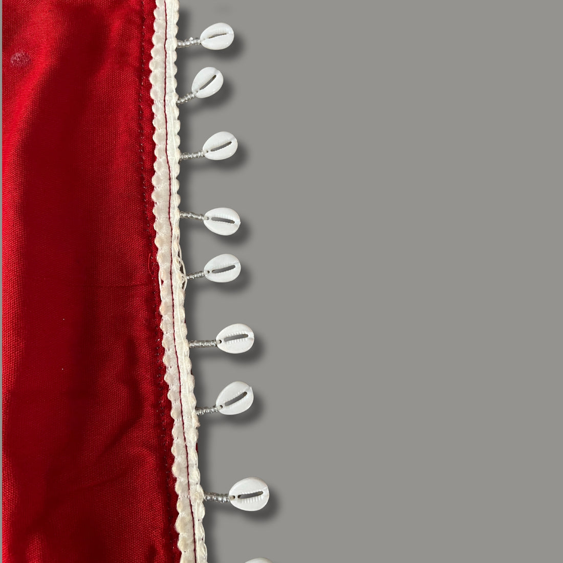Cowrie Shell Lace Trim for Dupatta, Chunni & Dresses