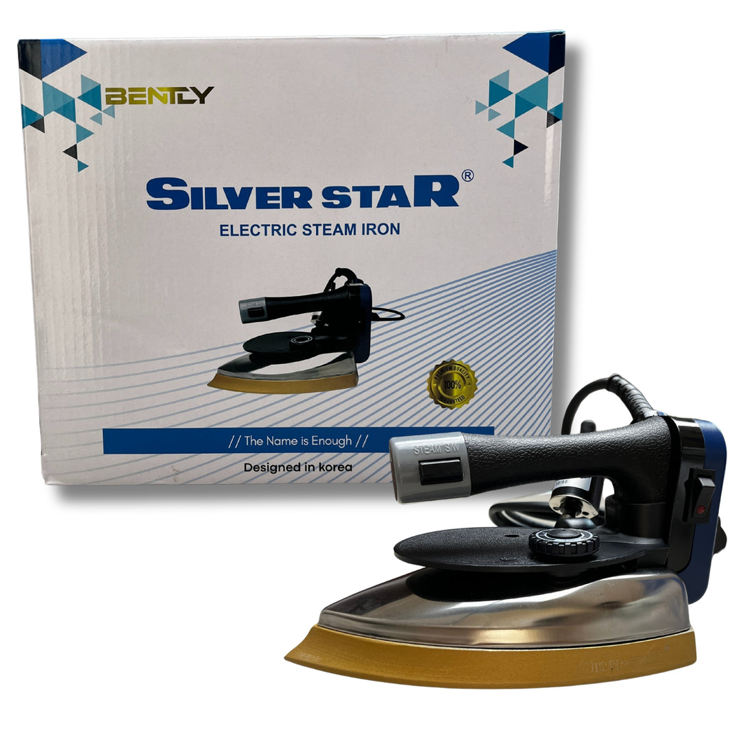 Silver StaR Electric Industrial Steam Iron 1800W