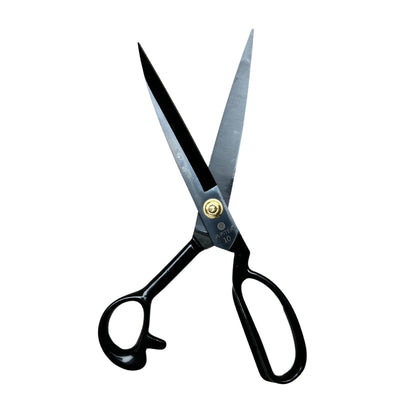 JUPITER Professional Scissor with Rubber Handle Grip Used for Tailoring Sewing Clothes Cutting Paper Cutting (Size 10 inch, Black)