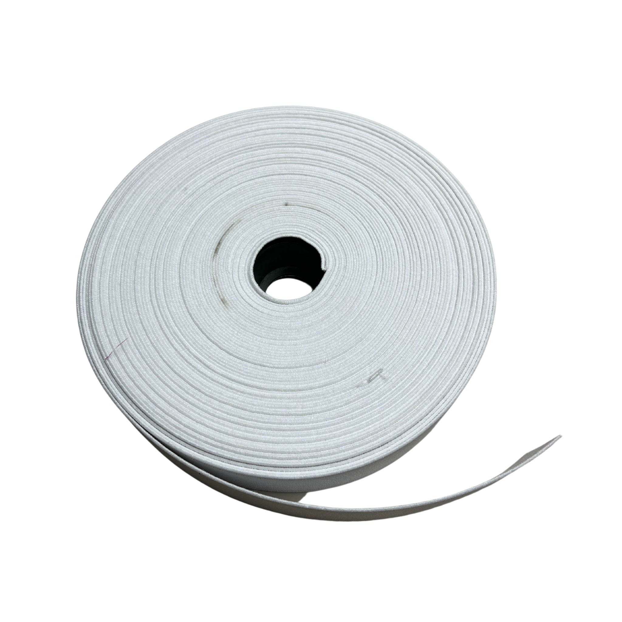 MAGIBA BEST QUALITY ELASTIC | Braided Elastic Band White Elastic (1 inch 25 Meters.White) Cord Heavy Stretch High Elasticity Knit Elastic Band, Ideal for Tailoring Sewing, Fashion Designing, Boutique, Stitching White.