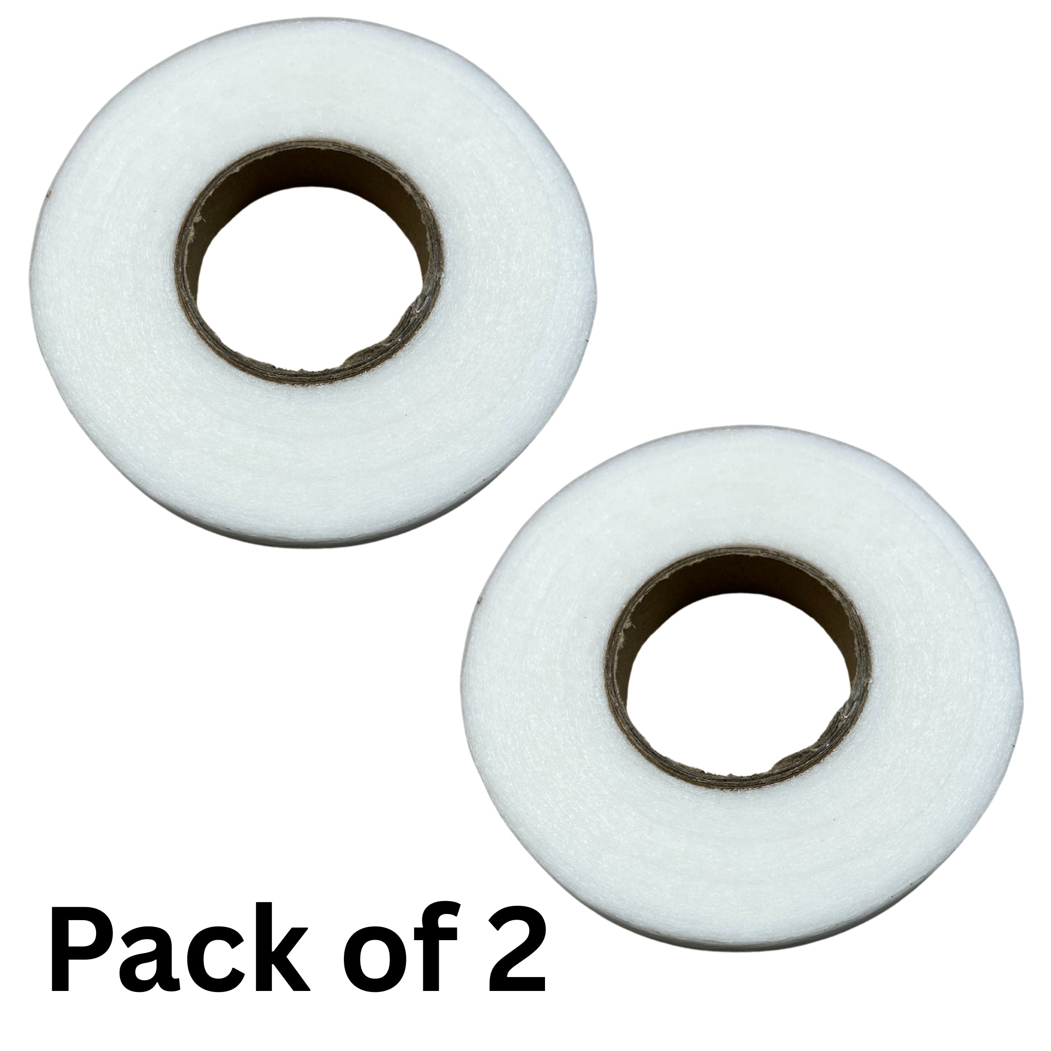 Rivil Civil Fabric Fusing Tape Double Sided Adhesive Hem Tape Iron on Tape (White) Buckram Interfacing Interlining Fusible