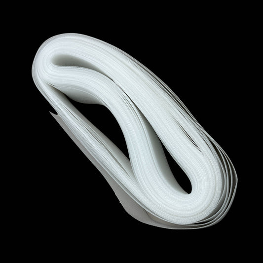 White Horsehair Braid Trim, 2.54 cm Width and 45 meter Length Used as a can-can lace in Gowns and Dresses