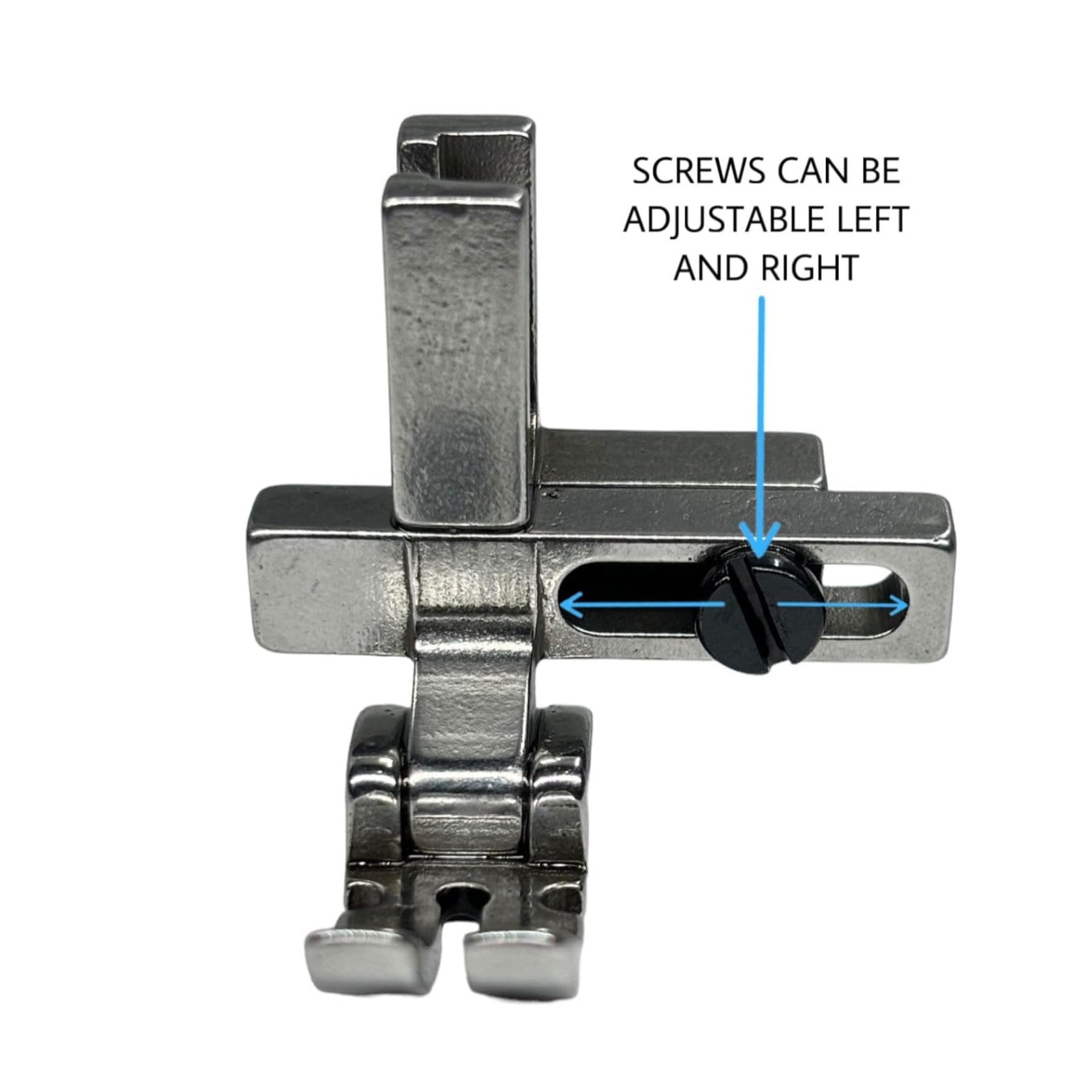 T3 Universal 3-in-1 Presser Foot - Adjustable Left, Center & Right | for Single-Needle Industrial Lockstitch Machines | Fits Jack, Juki, Gemsy & More | Durable Metal for Precision Stitching