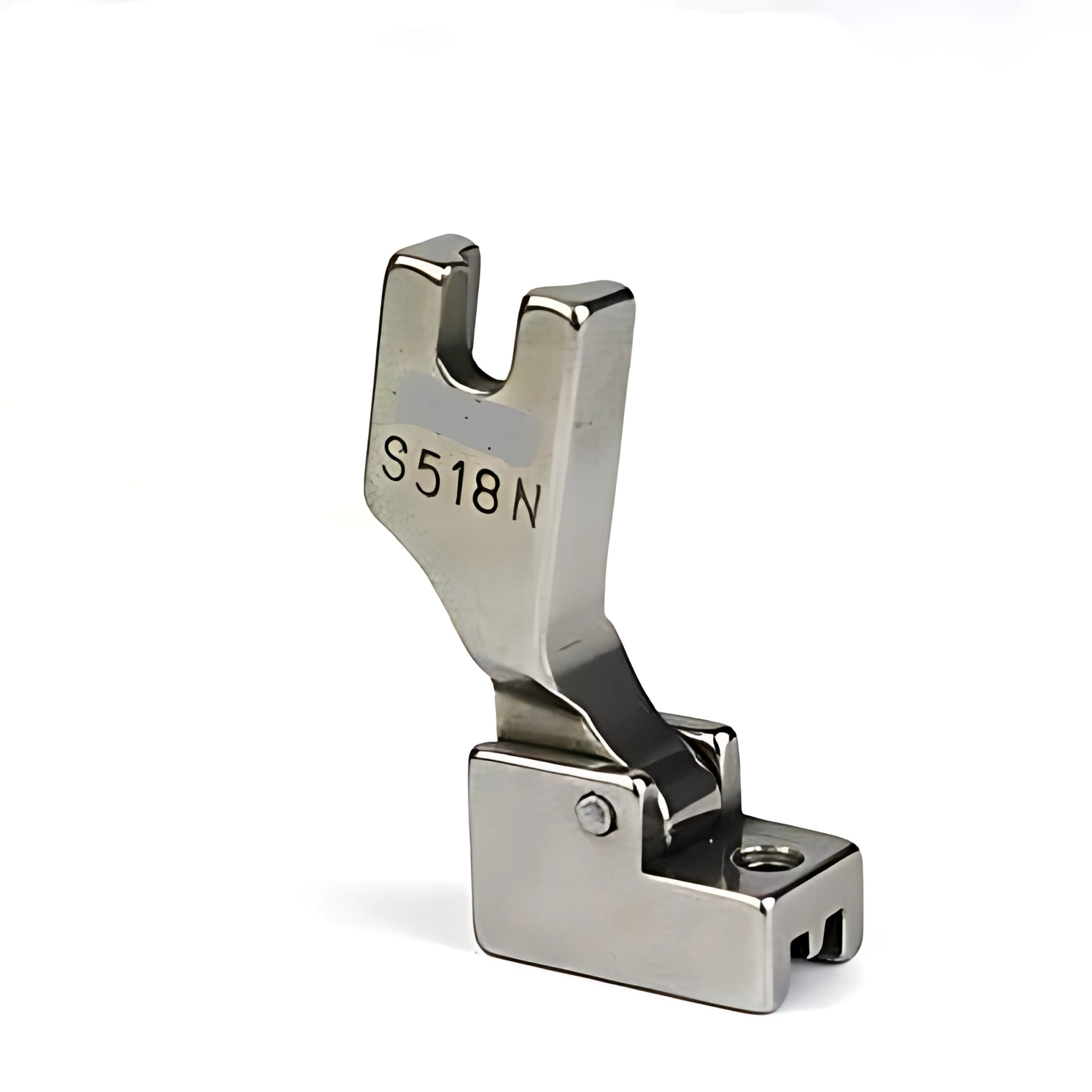 SKE Industrial Invisible Zipper Foot Hinged Shank S518 S518N S518NS S518S (S518N) | Rolled Hemming Foot | Pressure Foot Sewing | Pico Foot | Zipper Foot for Sewing Machine
