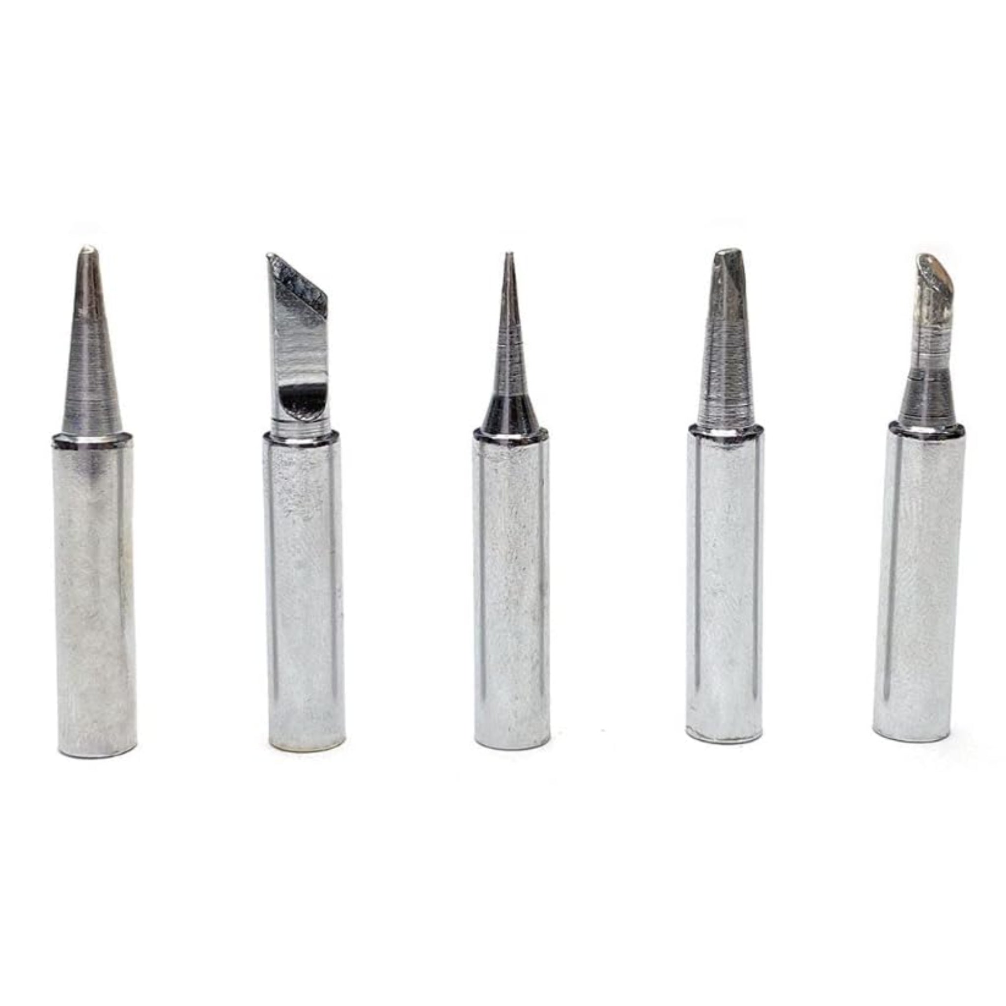 60W 220V Temperature Adjustable Soldering Iron, Fast Heating, With Extra 5 Iron Bits