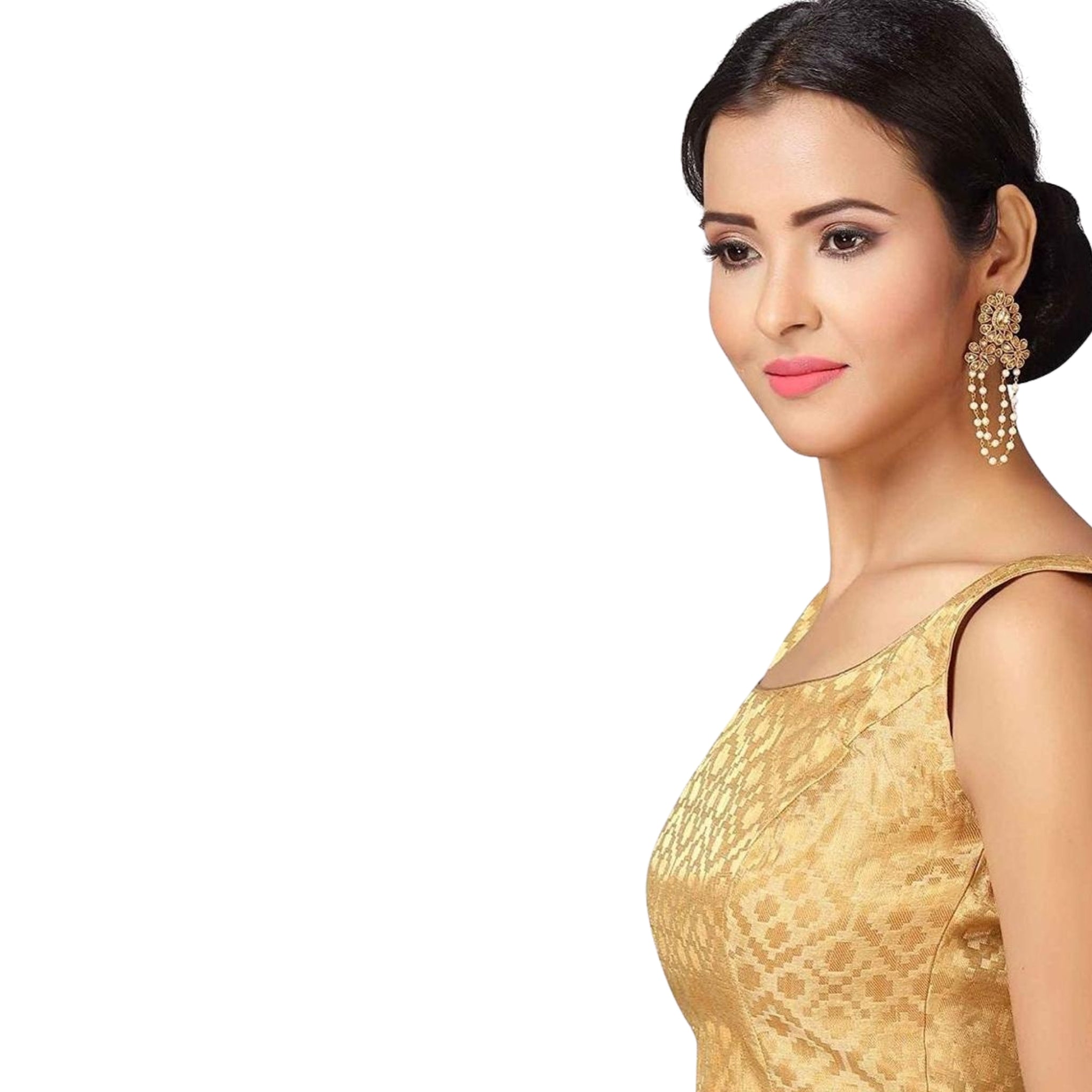 Princess Cut - Deep Neck - Elbow Sleeve Farma (Size 28-40)
