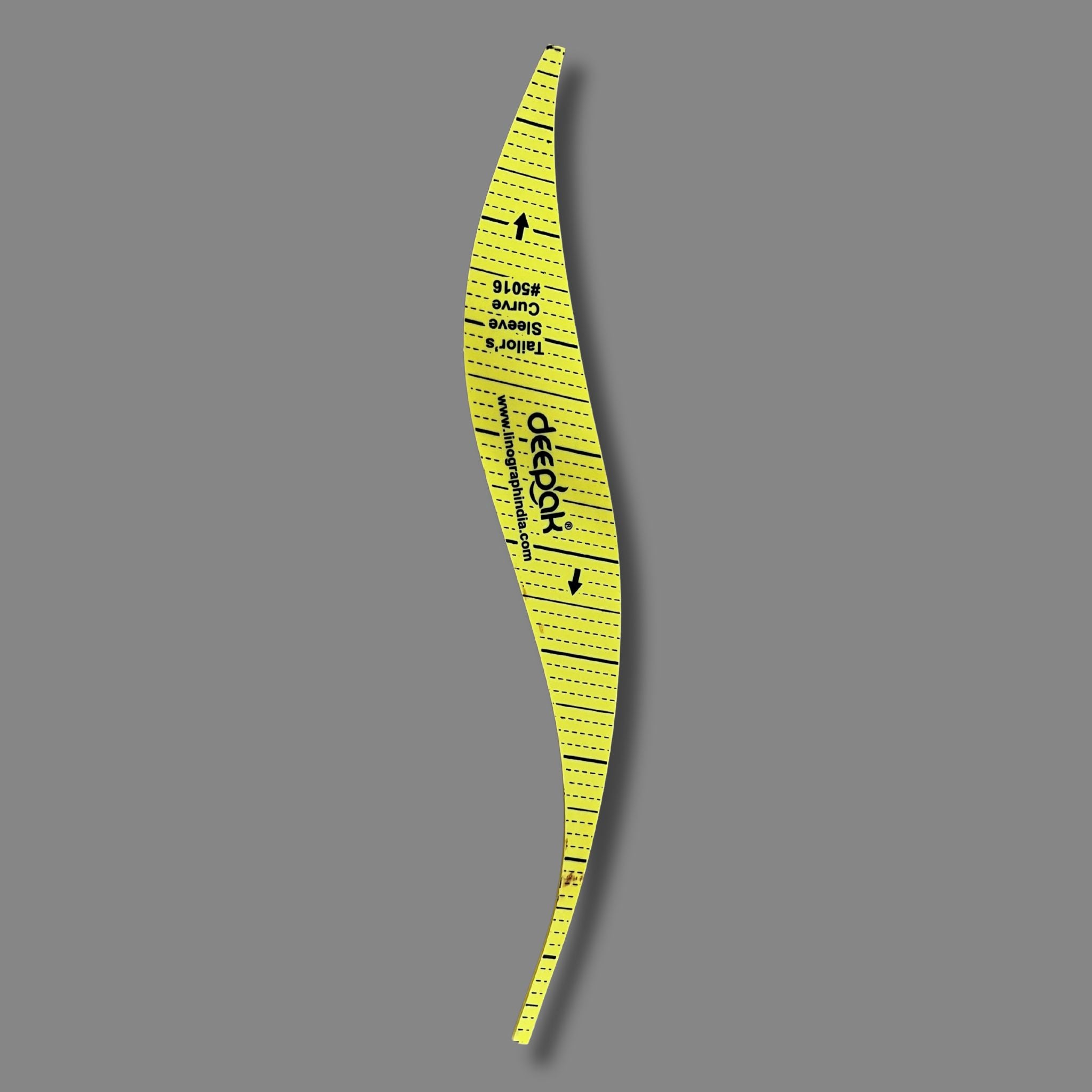 sleeve's curve scale for tailoring
