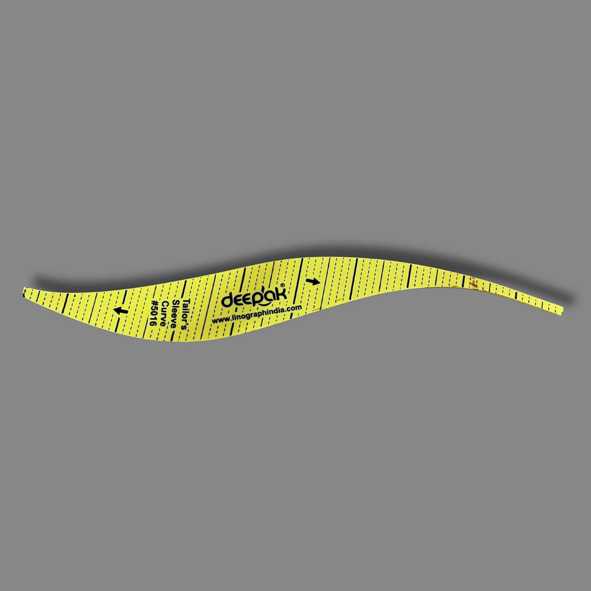 sleeve's curve scale for tailoring