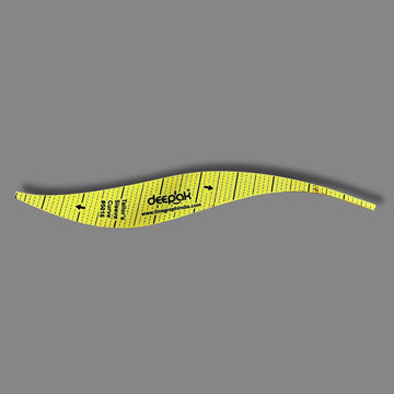 sleeve's curve scale for tailoring