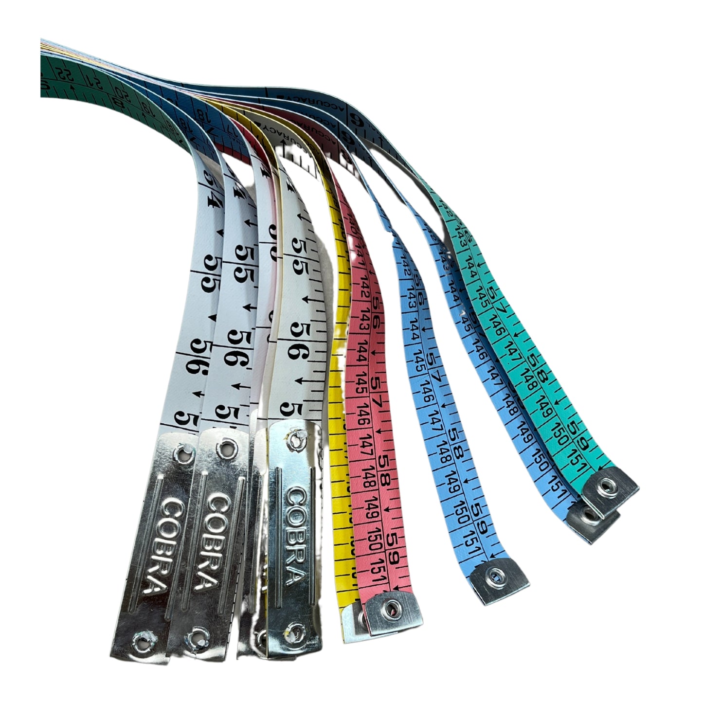 Body Measurement Inch Tape (2) - 60 Inches/150 CMs - Double Side Rulers, Fiberglass, Flexible, Portable,Sewing, Dress Making Tailor's Tape