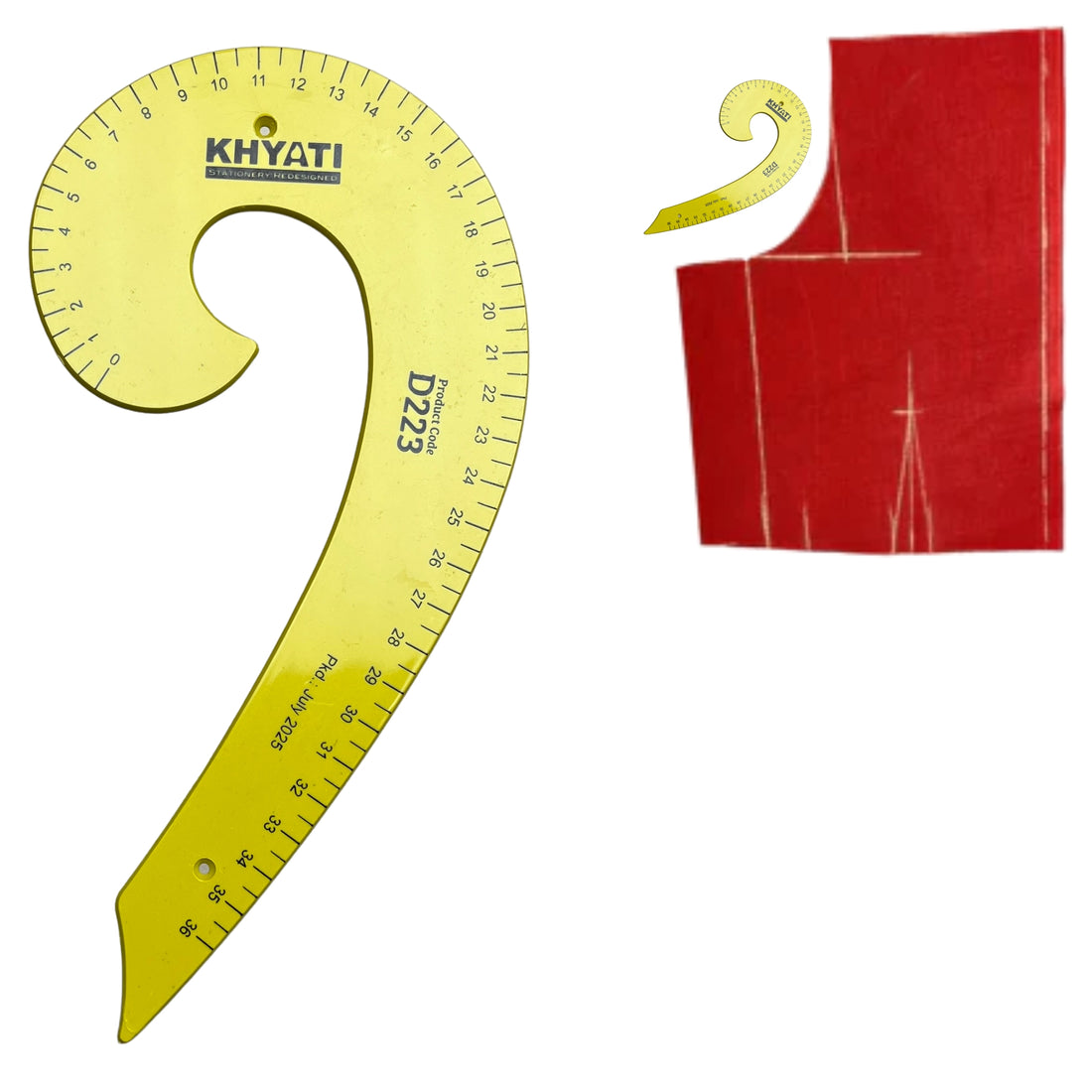 FRENCH CURVE KHYATI for armhole cuttting |scale