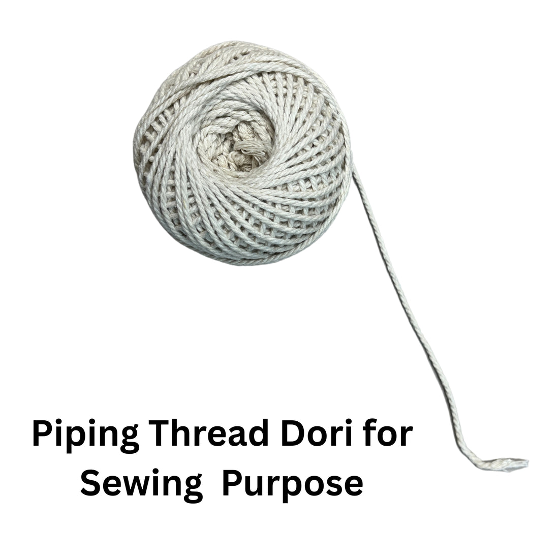 Exlotix Piping Thread Dori for Sewing Purpose Pack of 4 Rolls (25Mtr Each Roll)